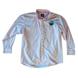 Wrangler Men's Western Shirts Pink L/S Tough Enough To Wear Pink X-Large GUC